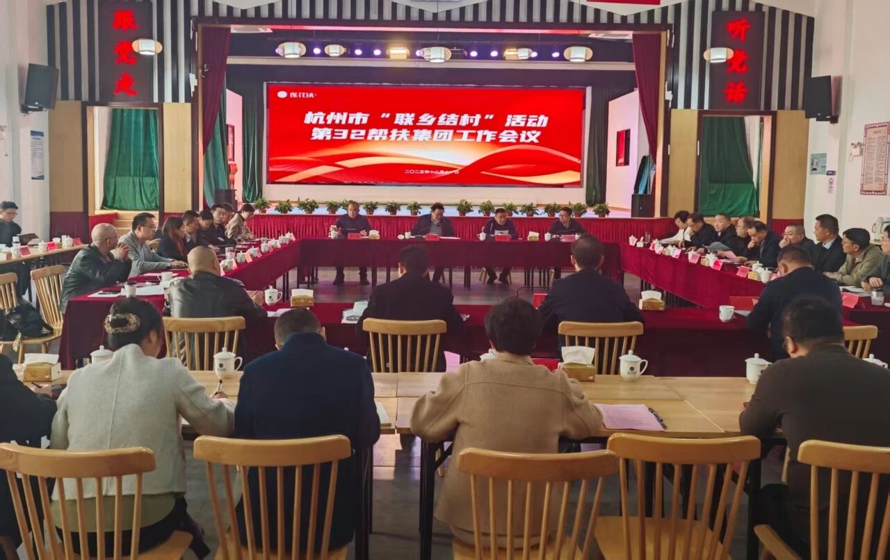 杭州市重庆商会会长王勇参加建德市莲花镇“联乡结村”帮扶活动